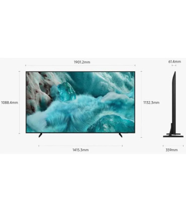 Découvrez le Samsung TQ85Q7F 85" 4K UHD QLED pour une expérience visuelle ultime