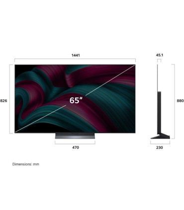 Découvrez la magie du LG OLED65C54LA 65" 4K UHD pour une expérience visuelle ultime