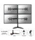 Support de table Neomounts NM-D335D4BLACK - Optimisez votre espace de travail