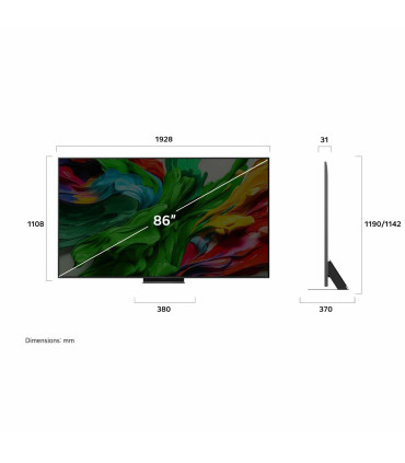 Découvrez le LG 86QNED86A6A : la perfection du 4K UHD QNED en grand format de 86"