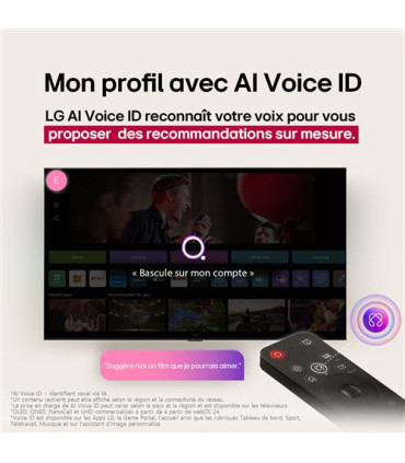 Découvrez le LG 77G54LW 77" OLED 4K UHD, votre nouveau standard pour l'excellence visuelle