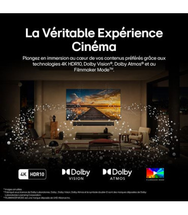 Découvrez le LG 77G54LW 77" OLED 4K UHD, votre nouveau standard pour l'excellence visuelle