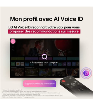 Découvrez la magie visuelle avec LG 55NANO81A6A.AEU, votre nouvelle TV LED 4K UHD