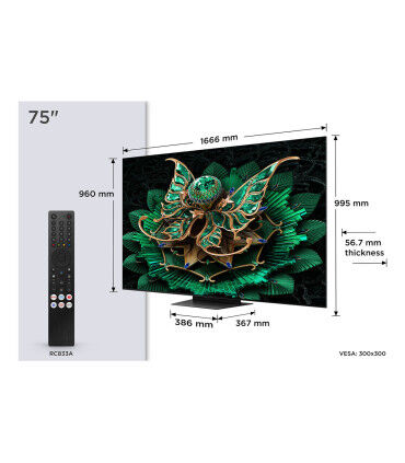 Découvrez la magie 4K avec TCL 75C7K 75" UHD QD Mini LED