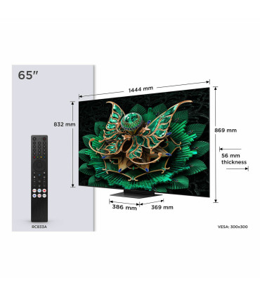 Découvrez la magie visuelle avec TCL 65C7K 65" 4K UHD QD Mini LED