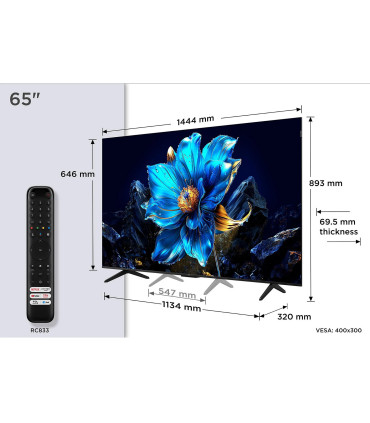 TCL 65P7K 65" : L'expérience cinéma en 4K UHD QLED à la maison