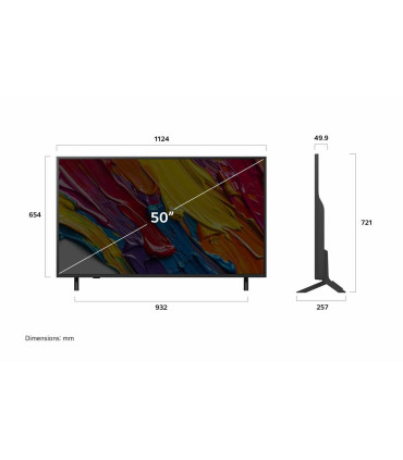 Découvrez la qualité supérieure avec LG 50QNED82A6B.AEU 4K UHD QNED 50"