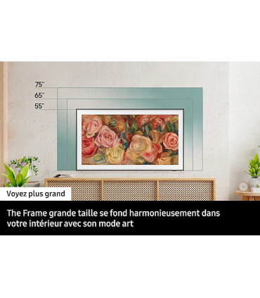 Samsung The Frame TQ55LS03FAUXXC 55" : Art et technologie en 4K UHD QLED