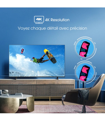Découvrez l'expérience 4K ultime avec la TV Hisense 55E77Q QLED de 55 pouces