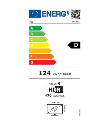 Découvrez le TCL 98C8K 98" : MiniLED 4K UHD pour une expérience visuelle inégalée