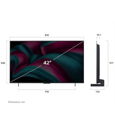 Découvrez la magie visuelle avec le LG 42C54LA 42" 4K UHD OLED