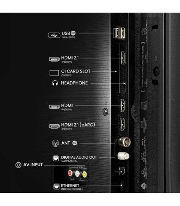 Profitez d'une expérience visuelle époustouflante avec le Hisense 50A6Q 4K UHD LED 50"