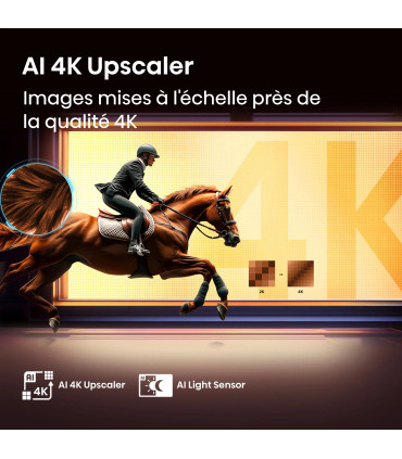 Profitez d'une expérience visuelle époustouflante avec le Hisense 50A6Q 4K UHD LED 50"