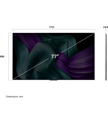 Découvrez le LG 77M59LA 77" OLED : la perfection du 4K UHD à portée de main
