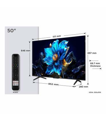 Découvrez le TCL 50P7K 50" 4K UHD QLED pour une expérience visuelle inégalée