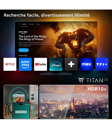 Découvrez la clarté 4K avec le Philips 43PUS7000/12 LED de 43 pouces
