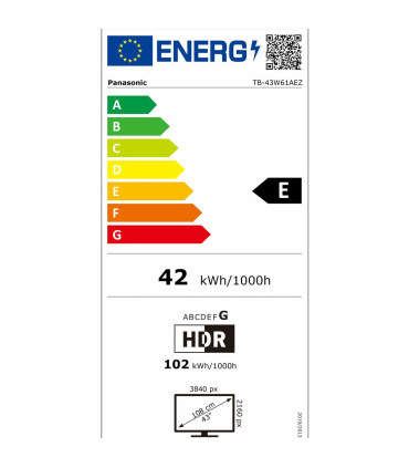 Découvrez la clarté 4K avec le Panasonic TB43W61AEZ 43" UHD LED