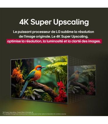 LG 50QNED87A6D.AEU 50" : une expérience 4K UHD QNED inégalée