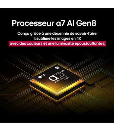 LG 50QNED87A6D.AEU 50" : une expérience 4K UHD QNED inégalée