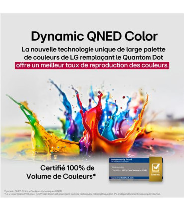 LG 50QNED87A6D.AEU 50" : une expérience 4K UHD QNED inégalée