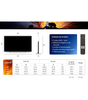 Découvrez le Philips Ambilight 55OLED770: Votre cinéma 4K UHD OLED à domicile
