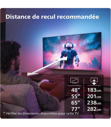 Découvrez le Philips Ambilight 55OLED770: Votre cinéma 4K UHD OLED à domicile