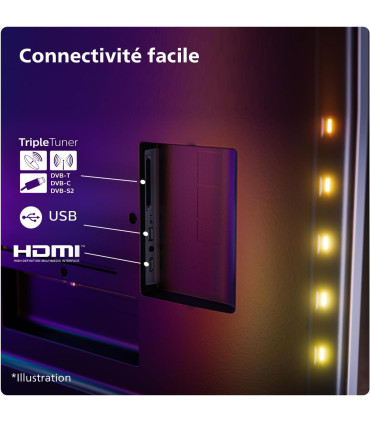 Découvrez le Philips Ambilight 55OLED770: Votre cinéma 4K UHD OLED à domicile