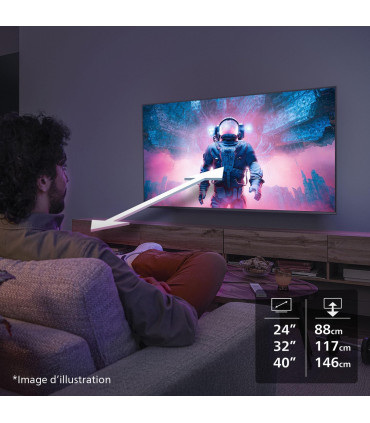 Vivez l'expérience HD avec le Philips 24PHS6000 LED de 24 pouces