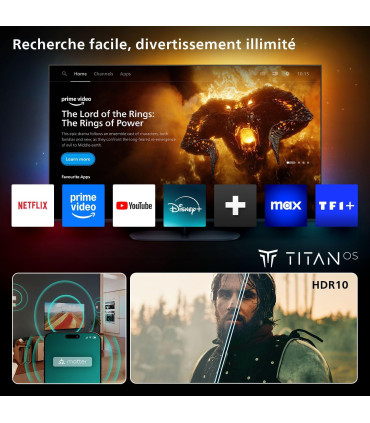 Vivez l'expérience HD avec le Philips 24PHS6000 LED de 24 pouces