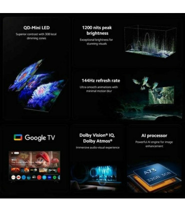 Découvrez la magie visuelle avec Xiaomi S 2025 75" 4K UHD MiniLED