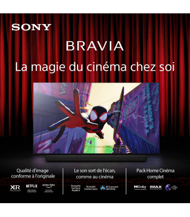 Découvrez la perfection visuelle avec le Sony Bravia 8 K77XR80 4K UHD OLED 77"