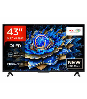 TCL 43T69C 43" 4K UHD QLED : L'expérience visuelle ultime en ultra haute définition