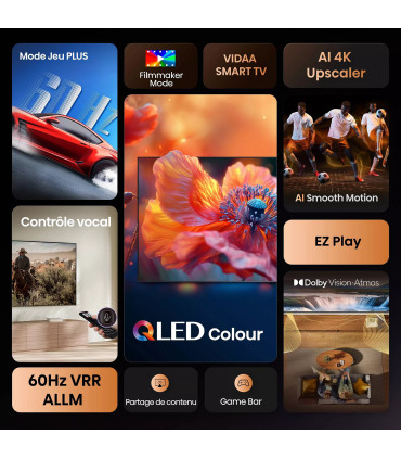Découvrez le Hisense 55A7Q 55" 4K UHD QLED : votre nouvelle expérience TV