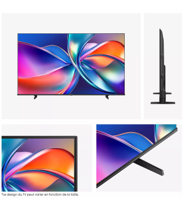 Découvrez l'immersion ultime avec Hisense 85E7Q 85" 4K UHD QLED