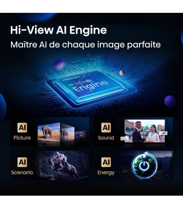 Découvrez l'immersion 4K avec Hisense 50E8Q 50" MiniLED UHD