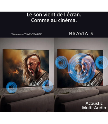 Découvrez le Sony Bravia 5 K85XR55BP 85" 4K UHD MiniLED pour une expérience TV ultime