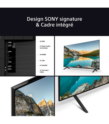 Découvrez la magie visuelle avec Sony 3 Bravia K55S35B 4K UHD LED 55"