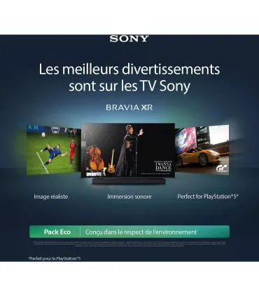 Découvrez le Sony Bravia XR-65A80L 65" - L'éclat du 4K UHD OLED chez vous