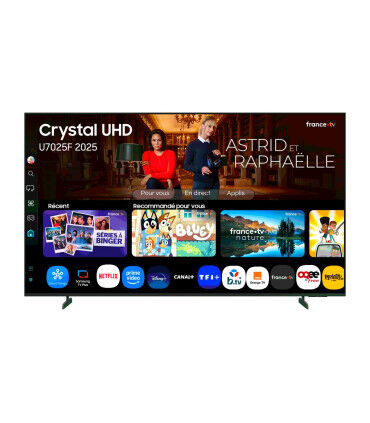 Samsung TU65U7025FKXXC 65": Immersion totale avec la technologie 4K Crystal UHD LED