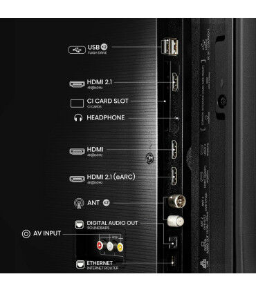Hisense 50A6Q 50" 4K UHD LED: Une expérience visuelle époustouflante à domicile