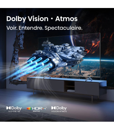 Découvrez la magie de l'Ultra HD avec le Hisense 55E77Q 55" QLED 4K