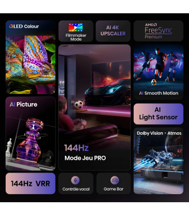 Découvrez la magie de l'Ultra HD avec le Hisense 55E77Q 55" QLED 4K