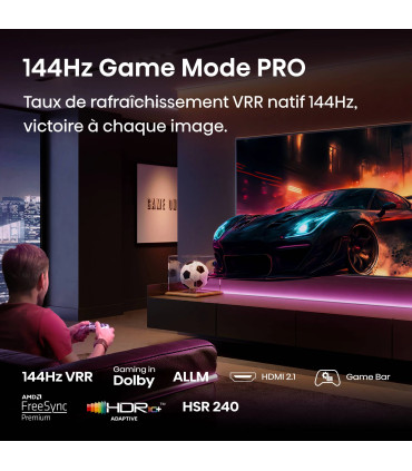 Découvrez l'immersion totale avec le Hisense 75E7Q 75" 4K UHD QLED