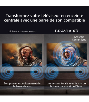Découvrez le Sony Bravia 8 K65XR8M25B 65" 4K UHD QD OLED pour une expérience visuelle ultime