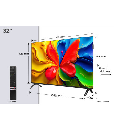Découvrez le TCL 32S4K 32" HD QLED - L'excellence visuelle à portée de main