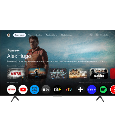 Optez pour la qualité avec TCL 75P8K 75" en 4K UHD QLED pour une vision parfaite