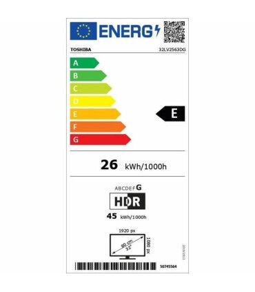 Toshiba 32LV2563DG - Profitez d'une expérience Full HD LED sur 32 pouces