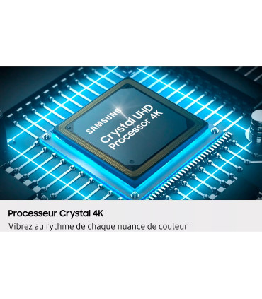 Découvrez la qualité 4K avec le Samsung TU85U7025FKXXC 85" Crystal UHD LED