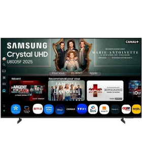 Samsung TU65U7005FKX 65" : Immersion totale avec l'écran 4K Crystal UHD LED