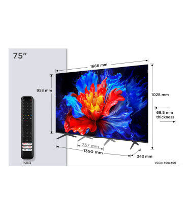TCL 75P89K 75" - Découvrez la magie de la 4K UHD QLED chez vous
